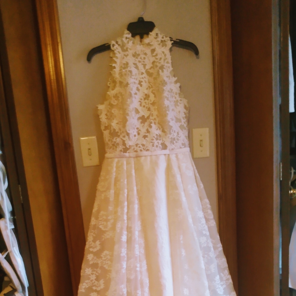 Off white wedding or formal gown